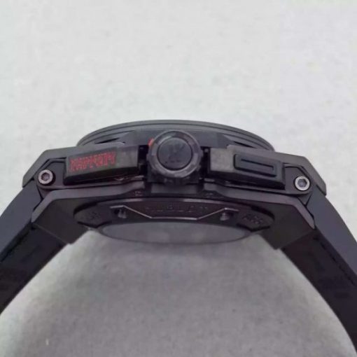 Replica Hublot Big Bang Ferrari Limited Edition PVD Black Dial Black Rubber Strap A7753 - Image 3