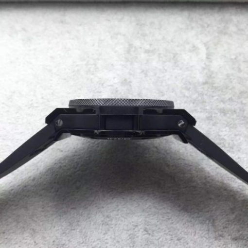 Replica Hublot Big Bang Tourbillon Ceramic Case Black Dial Rubber Strap - Image 4