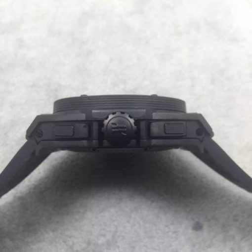 Replica Hublot Big Bang King Power 48mm PVD Black Dial Yellow Hands Gummy Strap A7750 - Image 5