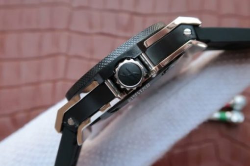 Replica Hublot Big Bang Ceramic Bezel Skeleton Tourbillon SS - Image 4