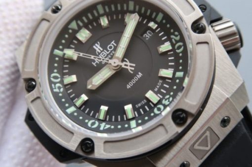 Replica Hublot King Power 48mm OceanoGraphic 4000 Titanium A7750 - Image 2