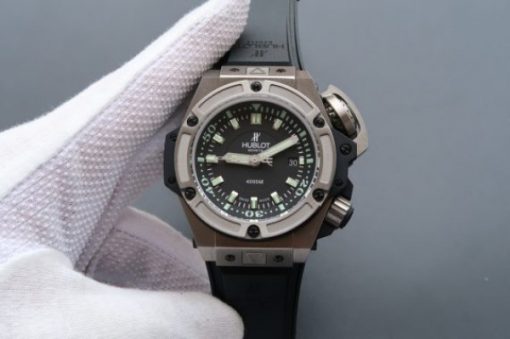 Replica Hublot King Power 48mm OceanoGraphic 4000 Titanium A7750