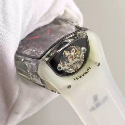 Replica Hublot MP-05 Laferrari Sapphire Limited Edition Skeleton Dial Red - Image 4