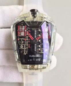 Replica Hublot MP-05 Laferrari Sapphire Limited Edition Skeleton Dial Red