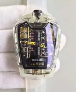 Replica Hublot MP-05 Laferrari Sapphire Limited Edition Skeleton Dial Yellow