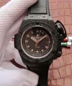 Replica Hublot King Power OceanGraphic 4000 CF V6F White Markers Rubber Strap A7750