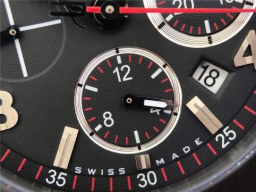 Replica Hublot Big Bang 44mm Full Ceramic Black Dial Black Rubber Strap HUB4100 - Image 5