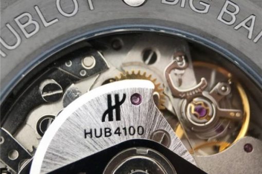 Replica Hublot Big Bang 44mm Full Ceramic Black Dial Black Rubber Strap HUB4100 - Image 13
