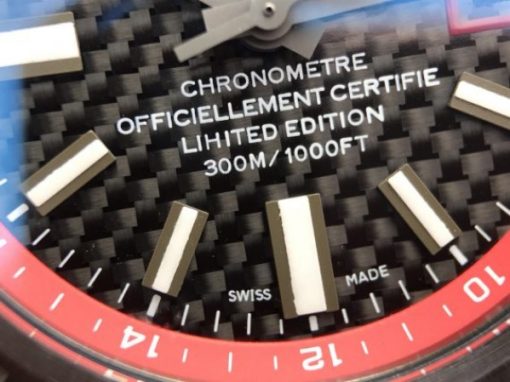 Replica Breitling Avenger GMT PVD GF Carbon Fiber Dial Red Rubber Strap A2836 - Image 10