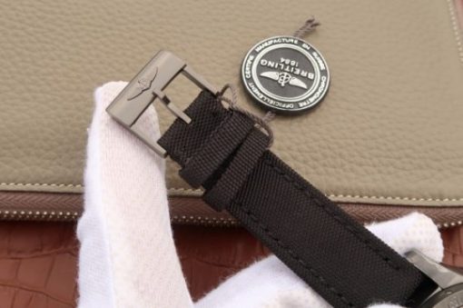 Replica Breitling Avenger II Seawolf PVD GF Yellow Dial Black Nylon Strap A2824 - Image 7