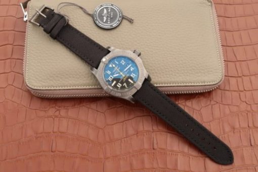 Replica Breitling Avenger II Seawolf PVD GF Black Dial Black Nylon Strap A2824 - Image 8