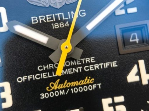 Replica Breitling Avenger II Seawolf PVD GF Black Dial Black Nylon Strap A2824 - Image 11