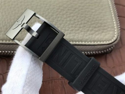 Replica Breitling Avenger GMT PVD GF Black Dial Black Rubber Strap A2836 - Image 7