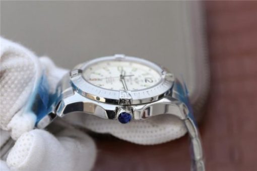 Replica Breitling Colt Automatic 44mm SS GF White Textured Dial SS Bracelet A2824 - Image 9