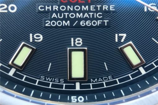 Replica Breitling Colt Automatic 44mm SS GF Blue Textured Dial SS Bracelet A2824 - Image 5