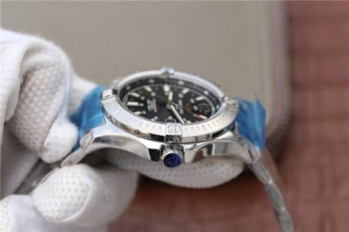 Replica Breitling Colt Automatic 44mm SS GF Black Textured Dial SS Bracelet A2824 - Image 6