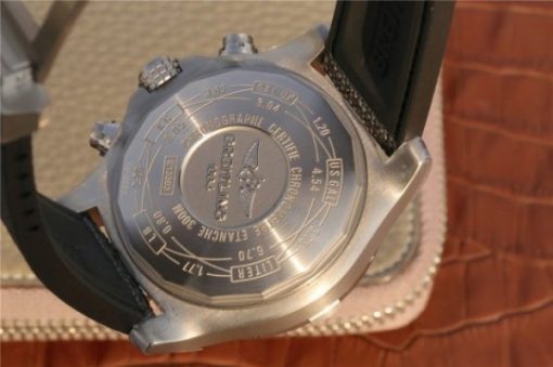 Replica Breitling Avenger Bandit Titanium GF Gray Dial Gray Nylon Strap A7750 - Image 6