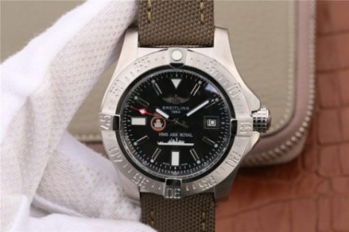 Replica Breitling Avenger Seawolf HMS Ark Royal Limited edition Nylon Strap A2836