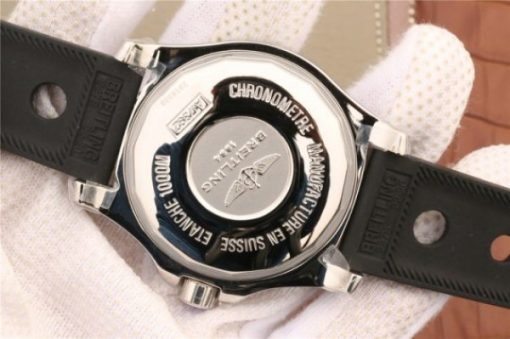Replica Breitling SuperOcean  II 44mm GF Black Dial Black Rubber Strap A2824 - Image 8