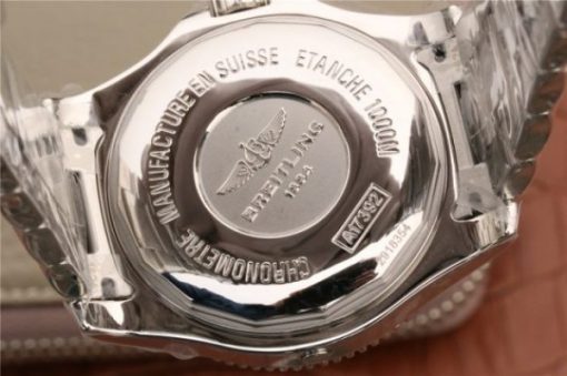 Replica Breitling SuperOcean  II 44mm GF Black Dial SS Bracelet A2824 - Image 8