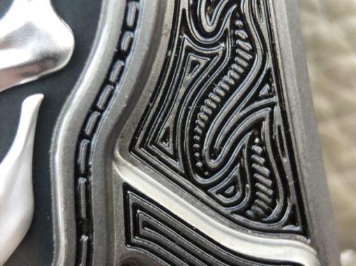 Replica Bell & Ross BR01 Burning Skull Tattoo Watch Silver Dial Brown Leather Strap MIYOTA 9015 - Image 12