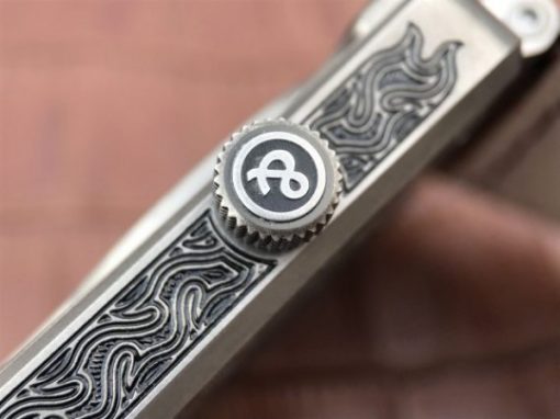 Replica Bell & Ross BR01 Burning Skull Tattoo Watch Silver Dial Brown Leather Strap MIYOTA 9015 - Image 13