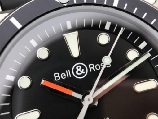 Replica Bell & Ross BR 03-92 Diver SS Black Dial Rubber Strap MIYOTA 9015 - Image 4