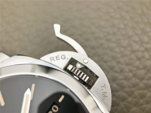 Replica Panerai PAM498 VSF Black Dial Leather Strap P.9000 - Image 8
