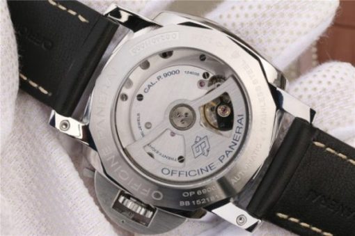 Replica Panerai PAM498 VSF Black Dial Leather Strap P.9000 - Image 10