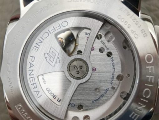 Replica Panerai PAM498 VSF Black Dial Leather Strap P.9000 - Image 11