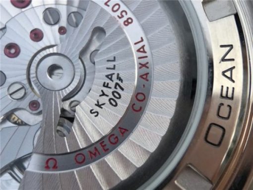 Replica Omega Planet Ocean Professional Ceramic Bezel 45mm OMF Orange Marker Rubber Strap A8500 - Image 15