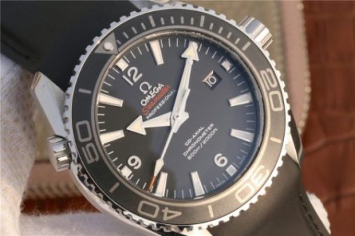 Replica Omega Planet Ocean Professional Ceramic Bezel 45mm OMF Rubber Strap A8500 - Image 3