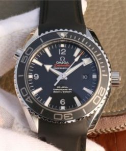 Replica Omega Planet Ocean Professional Ceramic Bezel 45mm OMF Rubber Strap A8500