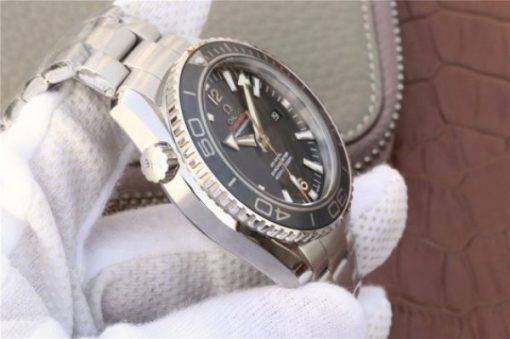Replica Omega Planet Ocean Professional Ceramic Bezel 45mm OMF SS Bracelet A8500 - Image 6