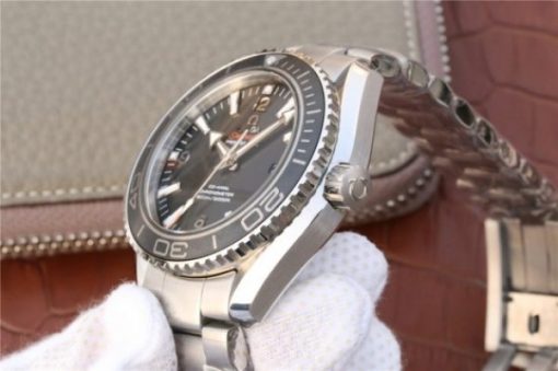Replica Omega Planet Ocean Professional Ceramic Bezel 45mm OMF SS Bracelet A8500 - Image 7