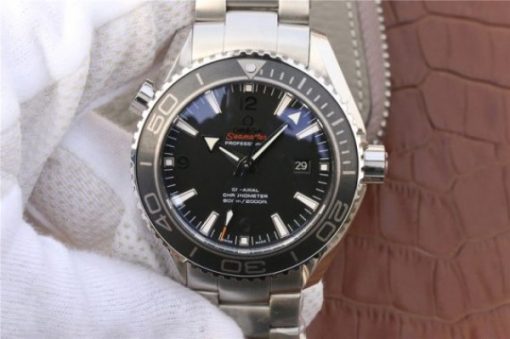 Replica Omega Planet Ocean Professional Ceramic Bezel 45mm OMF SS Bracelet A8500