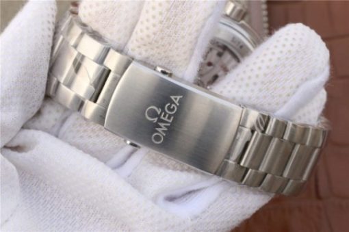 Replica Omega Planet Ocean Professional Ceramic Bezel 45mm OMF Orange Marker SS Bracelet A8500 - Image 12