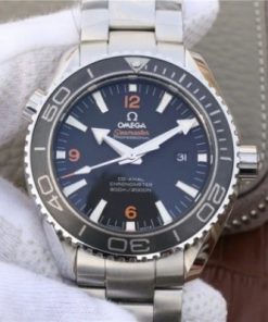 Replica Omega Planet Ocean Professional Ceramic Bezel 45mm OMF Orange Marker SS Bracelet A8500