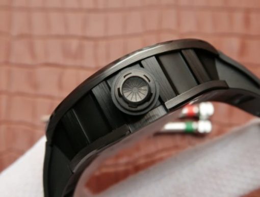 Replica Richard Mille RM52-02 Horse Unique Piece Real Ceramic Black Rubber Strap MIYOTA8215 - Image 4