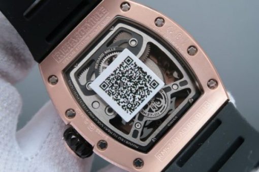 Replica Richard Mille RM057 Dragon Phoenix RG Case SS Dragon Dial Black Rubber Strap - Image 6