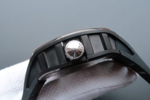 Replica Richard Mille RM057 Dragon Phoenix PVD SS Case YG Dragon Dial Black Rubber Strap - Image 3