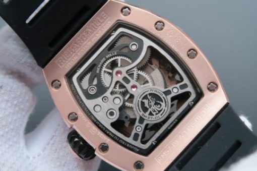 Replica Richard Mille RM057 Dragon Phoenix RG Case RG Dragon Dial Black Rubber Strap - Image 5