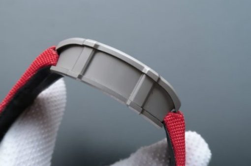 Replica Richard Mille RM027 SS Skeleton Dial Gray Inner Bezel Red Nylon Strap 6T51 - Image 4
