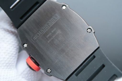 Replica Richard Mille RM027 PVD Skeleton Dial Black Rubber Strap 6T51 - Image 6
