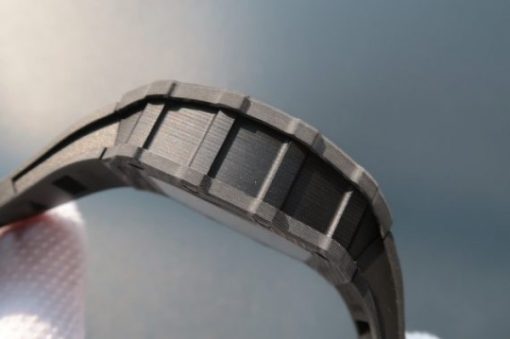 Replica Richard Mille RM035 Rafael Nadal Forge Carbon Titanium Case KVF Skeleton Dial Red Black Rubber Strap MIYOTA8215 - Image 5