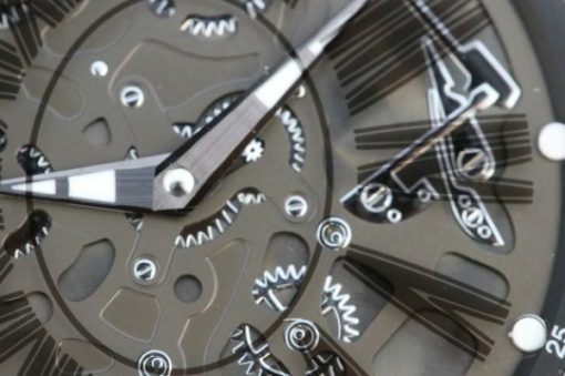 Replica Richard Mille RM033 Titanium SF Roman Markers Dial Black Rubber Strap Micro-Rotor Movement - Image 4