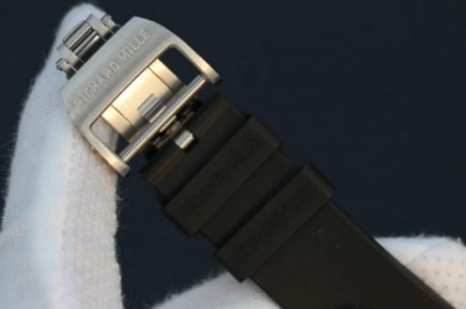Replica Richard Mille RM033 Titanium SF Arabic Markers Dial Black Rubber Strap Micro-Rotor Movement - Image 8
