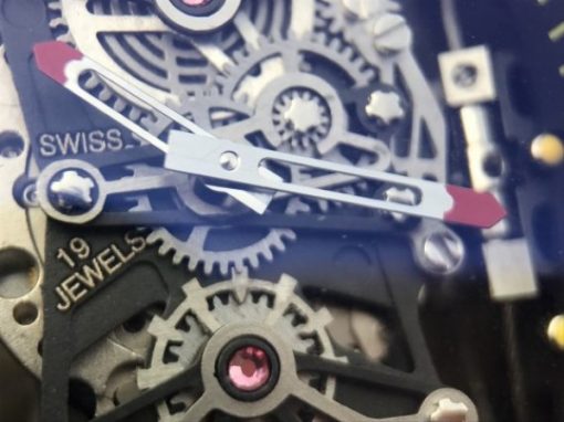 Replica Richard Mille RM027 PVD Skeleton Dial Black Rubber Strap 6T51 - Image 11