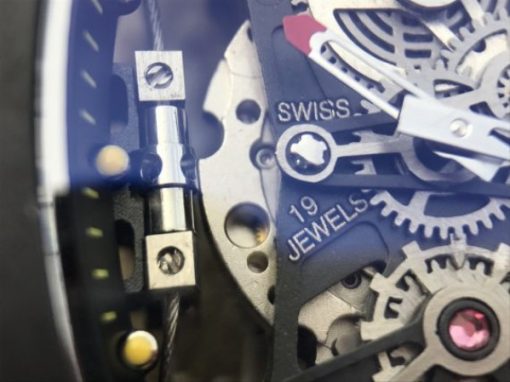 Replica Richard Mille RM027 PVD Skeleton Dial Black Rubber Strap 6T51 - Image 12