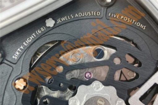 Replica Richard Mille RM011 White Ceramic Felipe Massa White Inner Bezel White Rubber Strap A7750 - Image 16